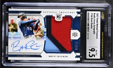 2021 Panini National Treasures #166 Brent Rooker RPA 31/99 RC Auto 10 CSG 9.5🔥
