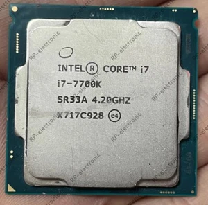 Intel Core i7-7700K LGA1151 4C/8T 4.20GHz 8MB 91W CPU Processor - Picture 1 of 2