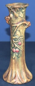 Vaso vintage Weller Woodcraft albero di melo bocciolo 9" - Foto 1 di 6