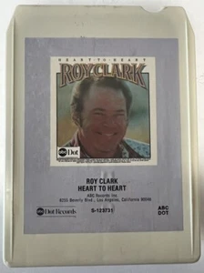 1975 8-Track Cartridge Roy Clark - Heart to Heart - ABC Dot Records - S-123731 - Picture 1 of 3