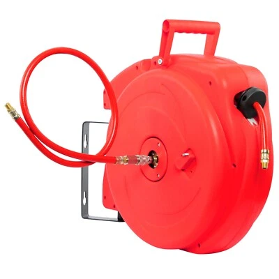 Grafner Schlauchtrommel Druckluft Aufroll-Automatik 20m Schlauch 60 Bar 1/4" - Bild 1 von 4