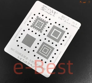 AMAO MAC:2 MAC2 SSD BGA Reball Repair Stencil Template - Afbeelding 1 van 2