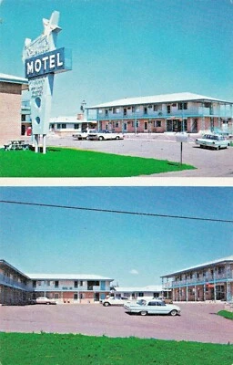 Vintage 60's STARLITE MOTEL Minneapolis, Minnesota Roadside Card-Great Sign - Image 1 of 2