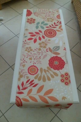 Retro Table Runner  14 .5 by 57 inches - Harlequin 'Aria' Woven Polyester Blend - Image 1 of 4