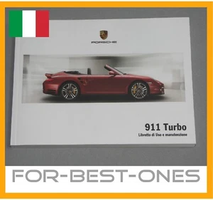 Nuovo Italiano Porsche 911 Turbo 997 manuale Libretto di uso manutenzione manual - Picture 1 of 7