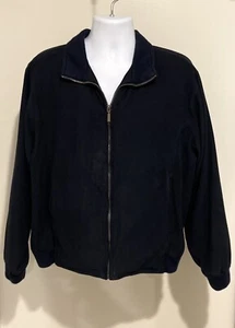 Bachrach Jacket Black Zip-Up Men’s Medium Vintage - Picture 1 of 10
