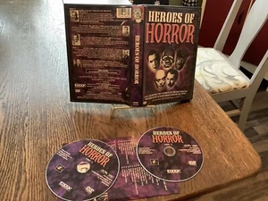 Heroes of Horror Used DVD 2003 2-Disc True Stories Terror Kings Free USA Ship - Foto 1 di 1