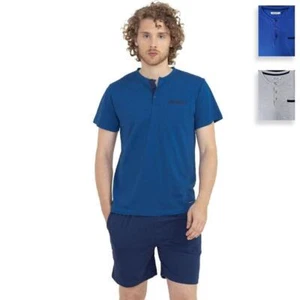 Noidinotte Pigiama da Uomo in Cotone Leggero modello Corto FC2273 S18 - Foto 1 di 3