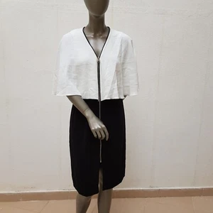 Anders! Hübsches, elegantes Kleid von French connection, 38, schwarz / weiss - Bild 1 von 24