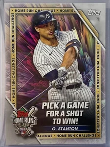2023 Topps Series 2 Home Run Challenge Giancarlo Stanton #HRC-20 NY Yankees - Picture 1 of 2