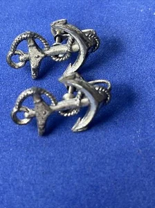 "PENDIENTES DE COLECCIÓN Beau B Stirling SEÑORA ""ANCLA DE BARCO"" - TONO PLATEADO (jw1) - Imagen 1 de 4