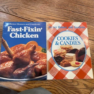 Cookies & Candies/Fast Fixin Chicken PB Lot Better Homes and Gardens 1986/1987 - Picture 1 of 15