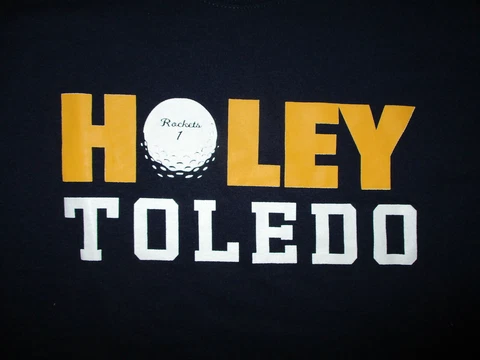 HOLEY TOLEDO T SHIRT University UT Rockets GOLF College Team Alumni Holy SMALL Cover