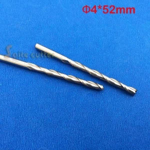 10 piezas brocas de enrutador CNC espiral de flauta doble molino de carburo para carpintería 4 mm × 52 mm - Imagen 1 de 1