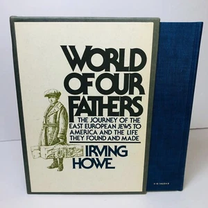 WORLD OF OUR FATHERS by Irving Howe SIGNED HC 1989 Slipcase Special Edition - Picture 1 of 12