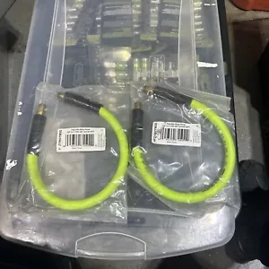 2 PACK Legacy HFZ1202YW3S Flexzilla ZillaWhip 1/2" x 2' Swivel Whip Hose - Bild 1 von 2