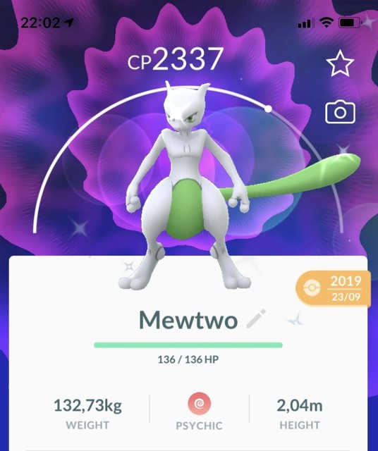 Armored Mewtwo Pokemon Lucky Trade Go LV20 Pokémon PVP Ultra