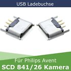 Ladebuchse für Philips Avent SCD 841/26 KAMERA Micro USB Buchse Port Connector