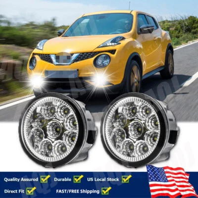 PAIR LED Front Bumper Fog Light Driving Lamp For Nissan Juke 2011 2012 2013 2014 — 第 1/4 张图片