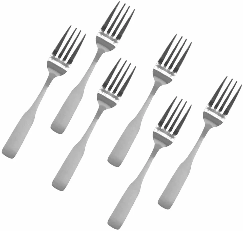 Tenedores de ensalada de acero inoxidable, juego de cubiertos 'Esquire' para (6) Foto 1 de 1