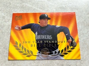 1995 Fleer Ultra 2nd Year Standouts #12 Bill Risley MLB Seattle Mariners - Foto 1 di 2