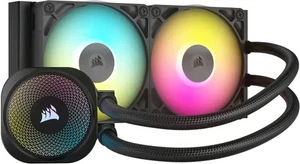 CORSAIR - iCUE LINK TITAN 240 RX Chłodnica cieczy procesora z oświetleniem RGB - Czarna - Zdjęcie 1 z 3