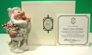 LENOX SNEEZY'S SWEET CHRISTMAS Ornament Disney Snow White -- NEW in BOX with COA - Picture 1 of 7