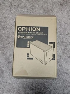 RAIJINTEK OPHION SFF PC Case (Mini-ITX) with Tempered Glass, Max. 330mm VGA Card - Zdjęcie 1 z 4