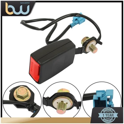 Cierre de hebilla de cinturón de seguridad negro izquierdo o derecho para Smart Fortwo 2008 09-2015 2016 Foto 1 de 4