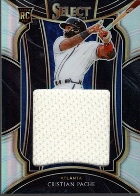 2021 Select Rookie Jumbo Swatch Holo #13 Cristian Pache Jersey /250 - BB - Image 1 of 2