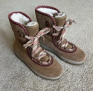 UGG Classic Weather Hiker Lace Up Tan Boots Women's Size 9 S/N1121574 - Bild 1 von 11