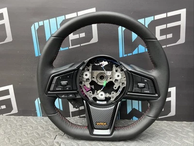 🔥 OEM 2022-2024 VOLANTE SUBARU WRX PRETO VERMELHO COSTURA 3 RAIOS - Imagem 1 de 4