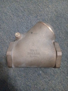 RED - WHITE TOYO 3"  in Swing Check Valve Y-Pattern Bronze No Box* 125 S 200 WAG - Picture 1 of 6