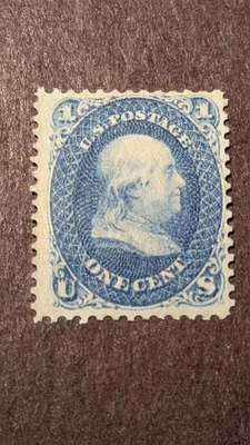 U.S. Stamp #63 Mint Lightly Hinged With Strong Color And Very Fresh - Image 1 of 2