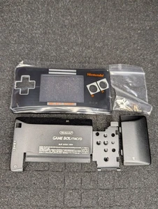 Schwarzes Nes Motiv Full Gehäuse Schale Nintendo GameBoy Micro - Ersatzgehäuse  - Bild 1 von 2