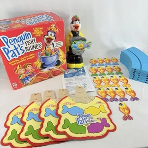 Vintage Penguin Pat’s Fishy Business Game Hasbro Milton Bradley Complete Works - Picture 1 of 16