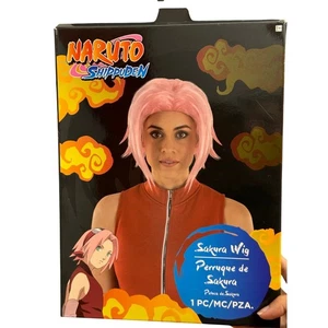 NARUTO Shippuden Haruno Sakura Cosplay Hair Wig Short Pink New In Box Official - Picture 1 of 1