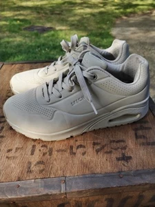 Skechers Women's Memory Foam Trainers UK Size 6, Off-white durabuck. - Picture 1 of 24