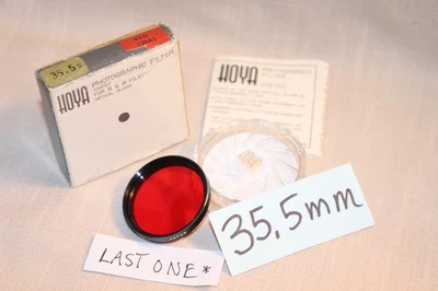 NEW Vtg HOYA 35.5mm Red 25A FILTER Japan 35.5mm Medium Red 25A R2 R60- LAST ONE* - Image 1 of 4