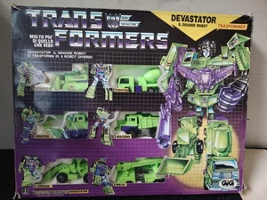 Transformers Gig G1 DEVASTATOR guerriero excavator anni '80 - Foto 1 di 12