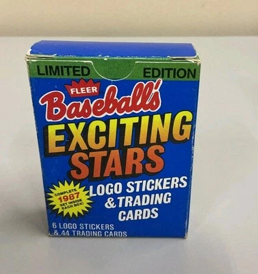 (1) 1987 Fleer Baseball Baseball's Exciting Stars Complete Set ~ 44 Cards - Image 1 of 4