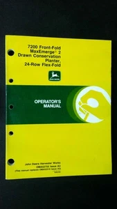 John Deere 7200 MaxEmerge 2 Planter Operator's Manual OMA52755 A3 - Picture 1 of 2