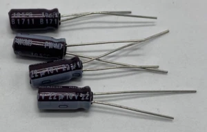 4er Pack, Nichicon PW Serie UPW1A220MDD Elektrolytkondensator 22uf/10V - Bild 1 von 2