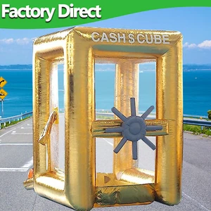 Aufblasbare Geldgreifmaschine für Unternehmen Werbung Event Promotio Cash Cube - Bild 1 von 18