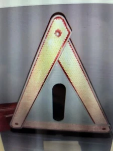 VTG WEGU Warning Triangle Safety Road Hazard Gear German Auto Warndreieck K13702 - Picture 1 of 3