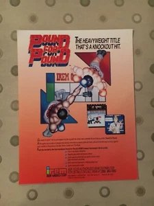 Irem Pound for Pound Video Game Flyer, 1990 NOS - Picture 1 of 1