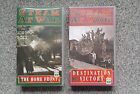STEAM AT WAR . Destination Victory and The Home Front . 2 VHS Cassettes  .