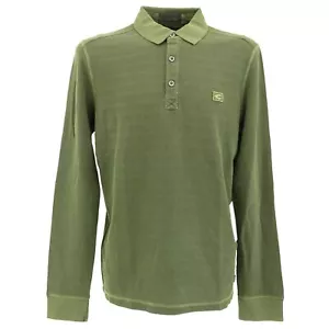 CAMEL ACTIVE Herren langarm Polohemd Poloshirt olive grün 27124 - Bild 1 von 2