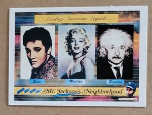 Leading American Legends 1991 Kalifornia Card Elvis,Marilyn,Einstein, Bo Jackson - Picture 1 of 2