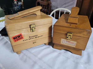 Vintage Schuhputzkasten Ronson voll oder Esquire leer, Gebrauch oder Mehrzweck AUSWAHL - Bild 1 von 24